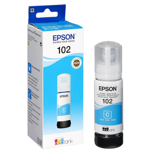 EPSON 102/T03R24  cyan Tintenflasche