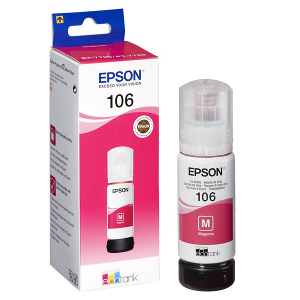 EPSON 106/T00R34  magenta Tintenflasche
