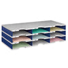 thumb-styro Sortierstation Styrodoc grau/blau mit 9 Fächer