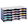 thumb-styro Sortierstation Styrodoc grau/blau mit 15 Fächer