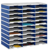 thumb-styro Sortierstation Styrodoc grau/blau mit 30 Fächer