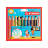 thumb-STABILO woody 3 in 1 Buntstifte farbsortiert, 10 St.