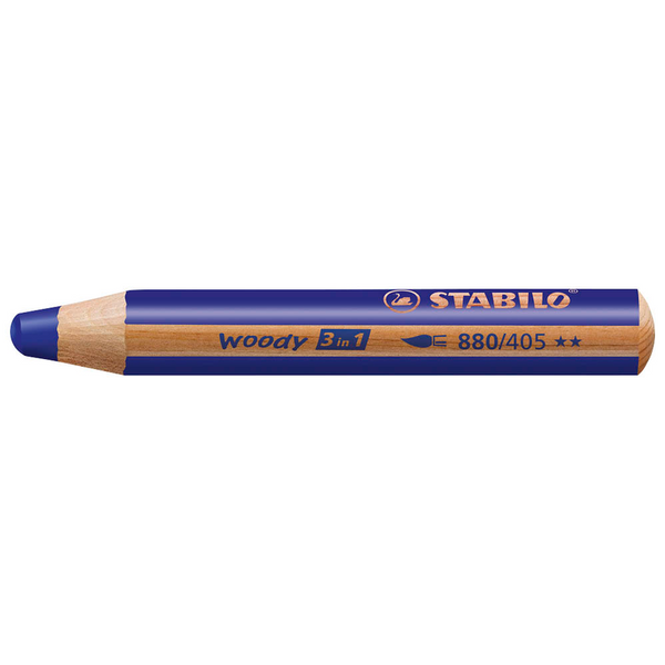 STABILO woody 3 in 1 Buntstift blau, 1 St.