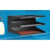 thumb-DURABLE Sortierstation schwarz mit 3 Fächer