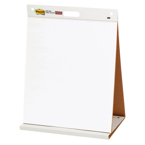 Post-it® Flipchart-Papier Super Sticky Meeting Chart blanko 50,8 x 58,4 cm, 20 Blatt, 1 Block