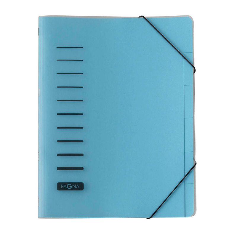 PAGNA Ordnungsmappe 6 Fächer blau