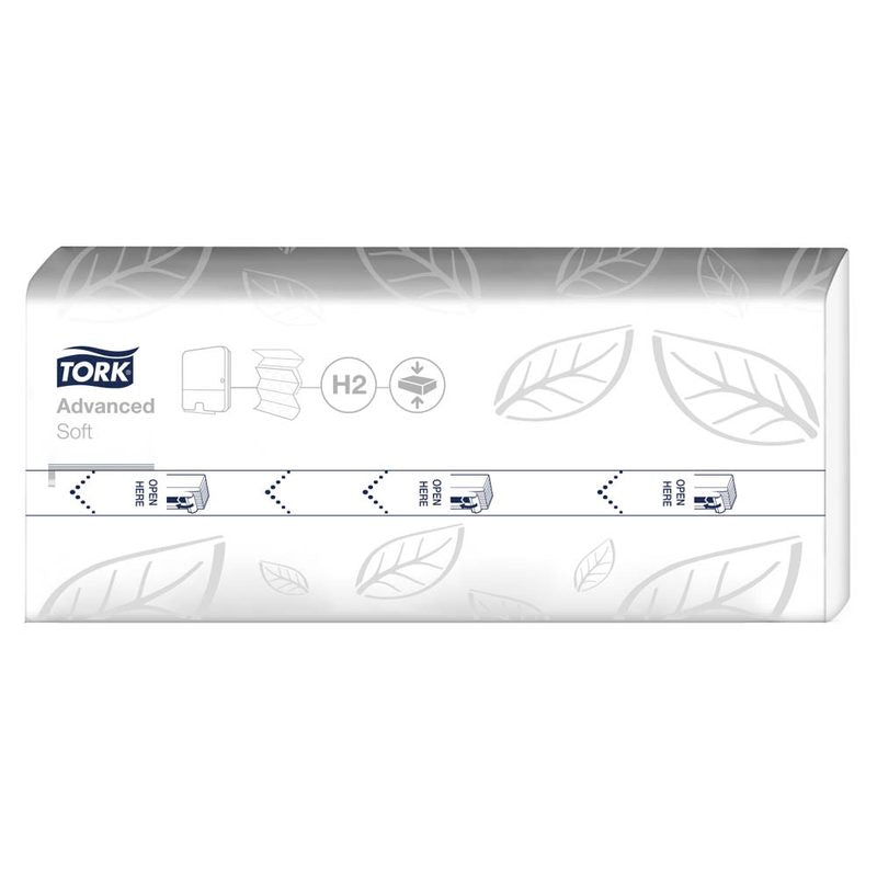 TORK Papierhandtücher 120454 H2 Advanced Interfold-Falzung 2-lagig 2.400 Tücher