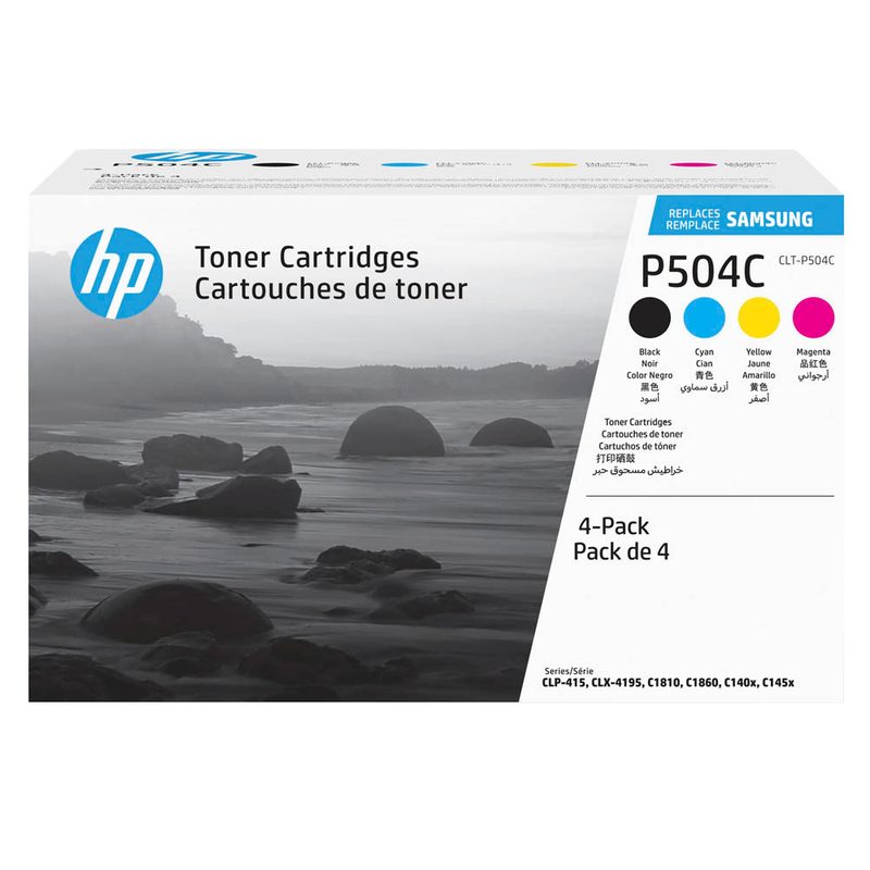 HP CLT-P504C (SU400A) schwarz, cyan, magenta, gelb Toner, 4er-Set