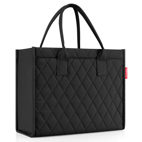 reisenthel® Einkaufstasche daily shopper rhombus Kunststoff schwarz DN 7059