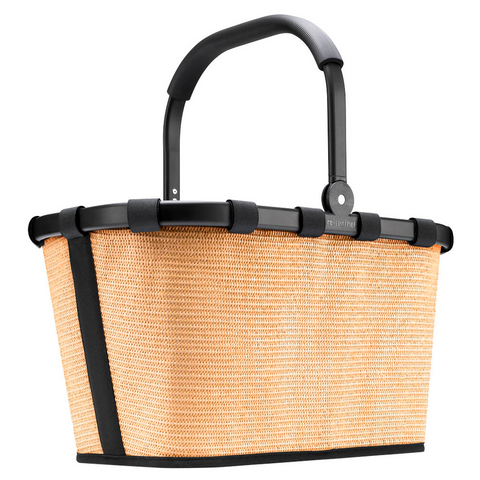 reisenthel® Einkaufskorb carrybag frame raffia black Kunstfaser braun, schwarz
