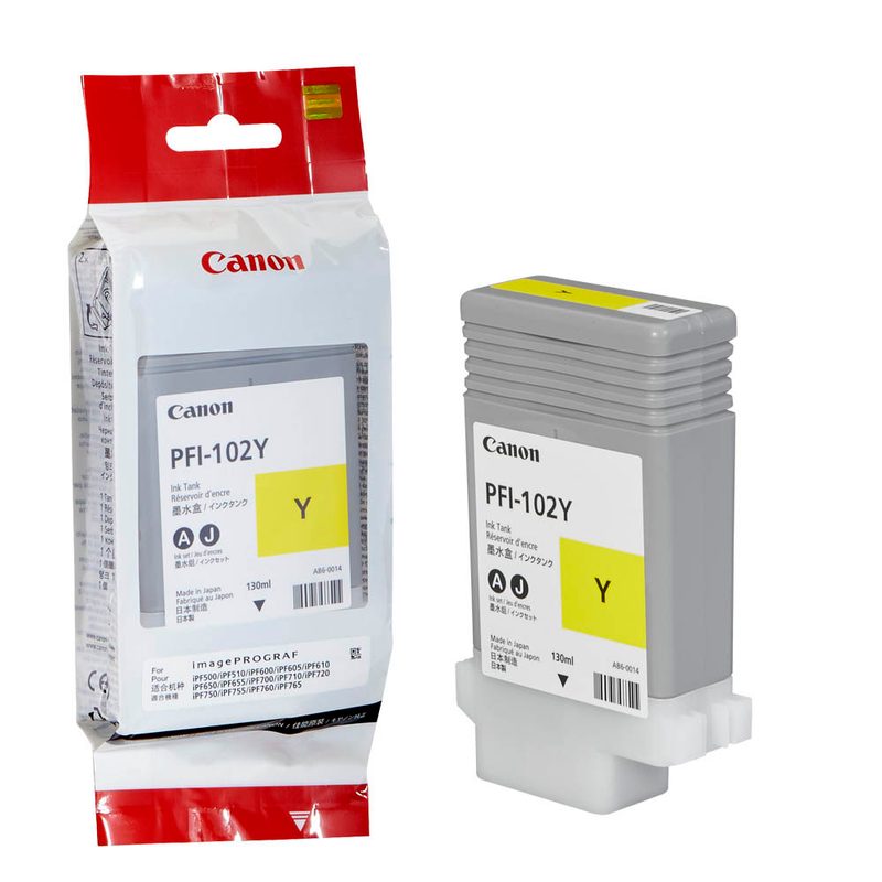 Canon PFI-102 Y  gelb Druckerpatrone