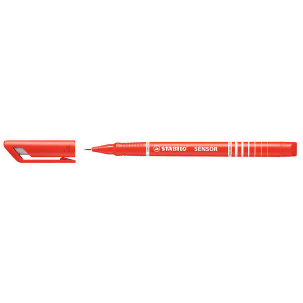 STABILO sensor 189 Fineliner rot 0,3 mm, 1 St.