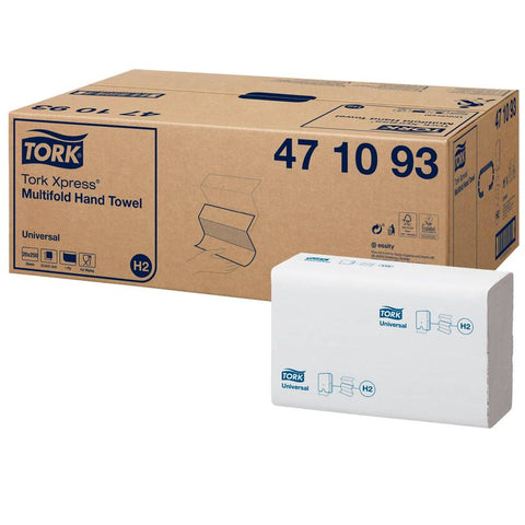 TORK Papierhandtücher 471093 Xpress® H2 Universal Interfold-Falzung 1-lagig 5.000 Tücher