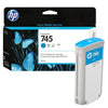 thumb-HP 745 (F9J97A) cyan Druckerpatrone