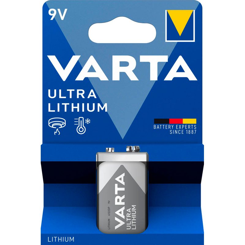 VARTA Batterie ULTRA LITHIUM E-Block 9,0 V