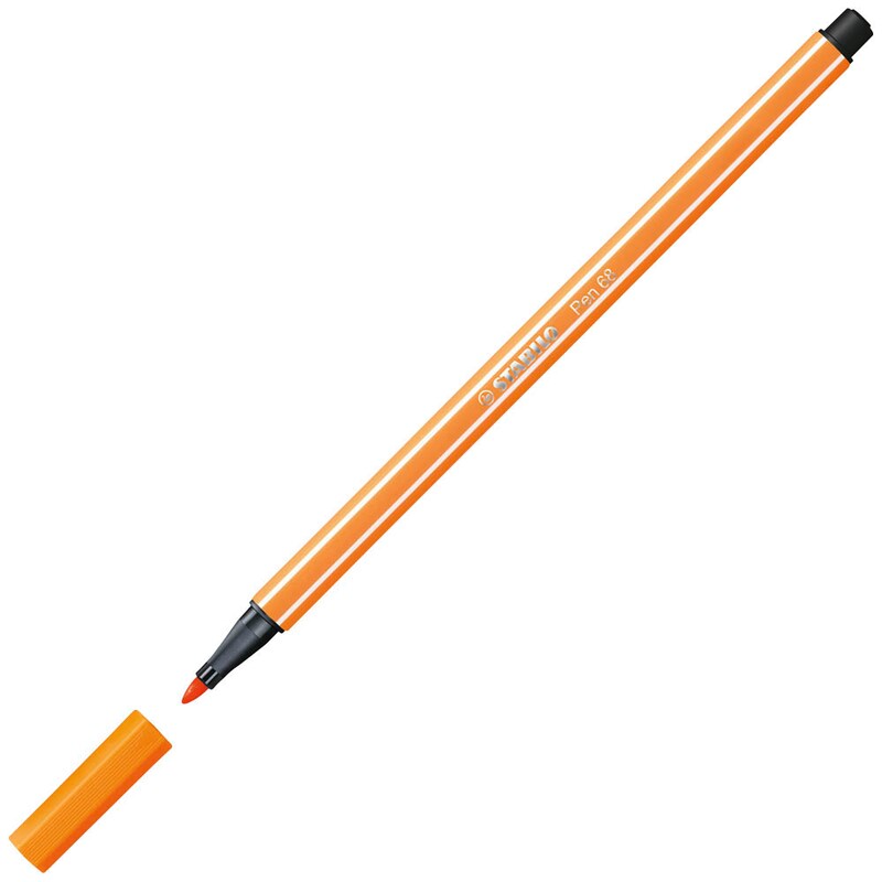 STABILO Pen 68 Filzstift orange, 1 St.