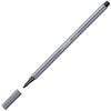 thumb-STABILO Pen 68 Filzstift grau, 1 St.