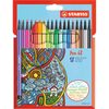 thumb-STABILO Pen 68 Filzstifte farbsortiert, 18 St.