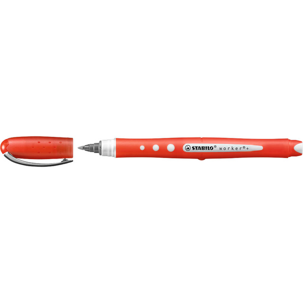 STABILO worker colorful Tintenroller 0,5 mm, Schreibfarbe: rot, 1 St.