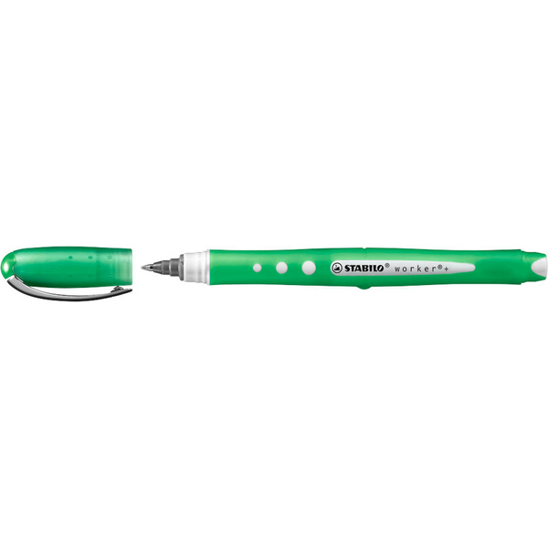 STABILO worker colorful Tintenroller 0,5 mm, Schreibfarbe: grün, 1 St.
