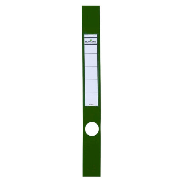 10 DURABLE Ordneretiketten ORDOFIX® grün für 5,0 cm Rückenbreite