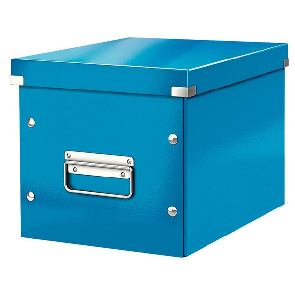 LEITZ Click & Store Aufbewahrungsbox 10,0 l blau 26,0 x 26,0 x 24,0 cm