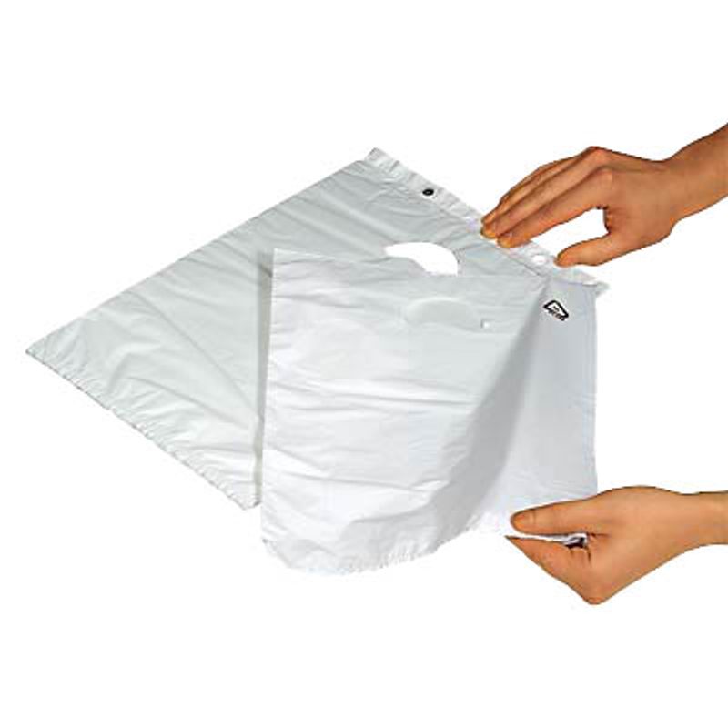 2.000 VP Tragetaschen weiß 20,0 x 27,0 cm