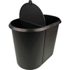 thumb-helit the double Mülltrenner 20,0 + 9,0 l schwarz