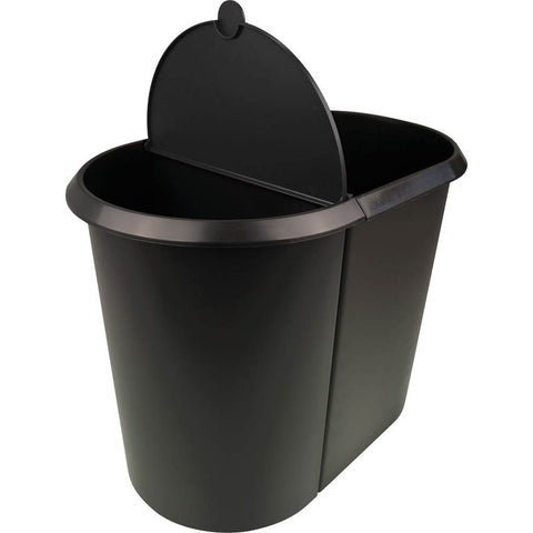 helit the double Mülltrenner 20,0 + 9,0 l schwarz