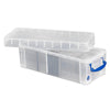 thumb-Really Useful Box Aufbewahrungsbox 6,5 l transparent 18,0 x 43,0 x 16,0 cm
