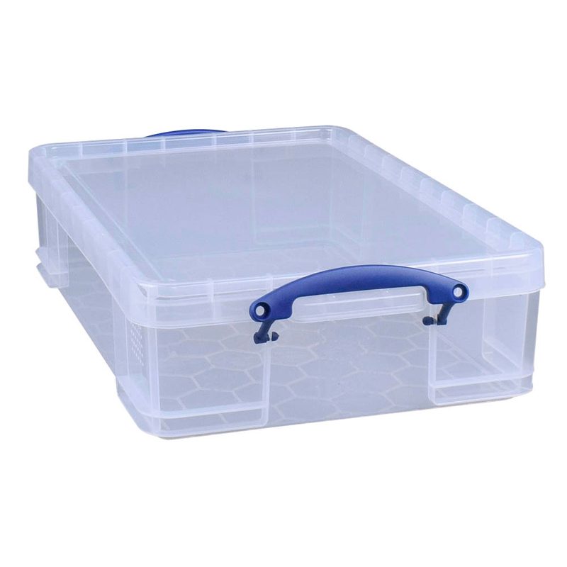Really Useful Box Aufbewahrungsbox 24,5 l transparent 40,0 x 60,0 x 15,5 cm
