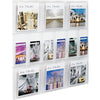 thumb-helit Wandprospekthalter the placativ transparent DIN A4, 1/3 DIN A4