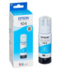 thumb-EPSON 104/T00P24  cyan Tintenflasche