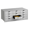 thumb-PAPERFLOW Schubladenbox  lichtgrau EO9H4442.02, DIN A4 mit 12 Schubladen