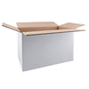 thumb-20 Nestler Wellpapp-Faltkartons 2-wellig weiß 61,3 x 36,3 x 37,8 cm Außenmaß