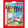 thumb-STABILO Trio® Scribbi Filzstifte farbsortiert, 8 St.