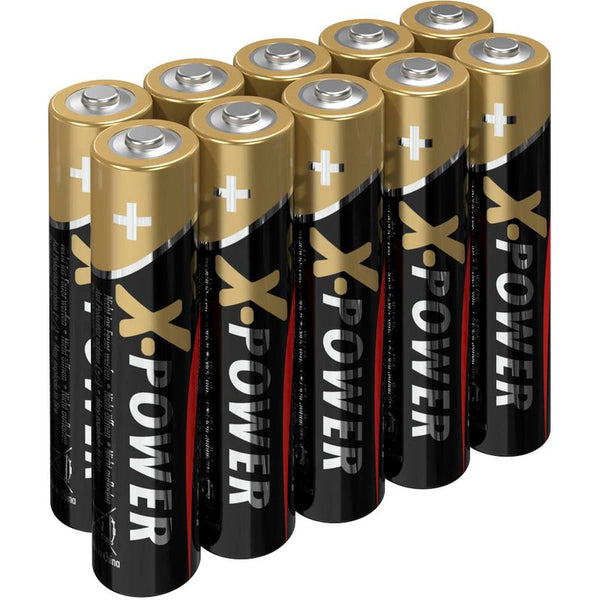 10 ANSMANN Batterien X-POWER Micro AAA 1,5 V