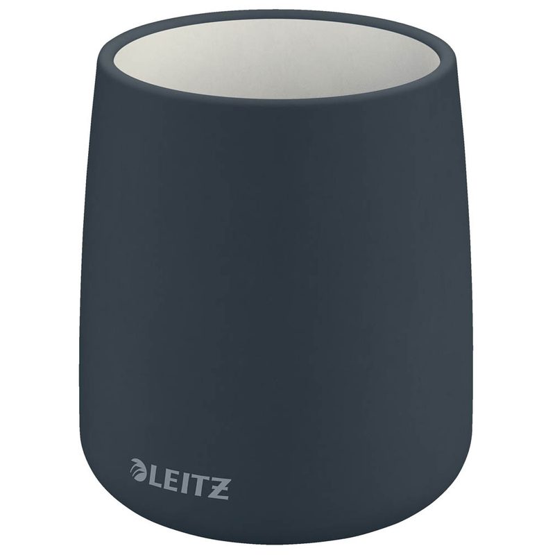 LEITZ Stiftehalter Cosy grau Keramik 8,7 x 8,7 x 10,8 cm