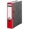 thumb-LEITZ 1080 Ordner rot marmoriert Karton 8,0 cm DIN A4