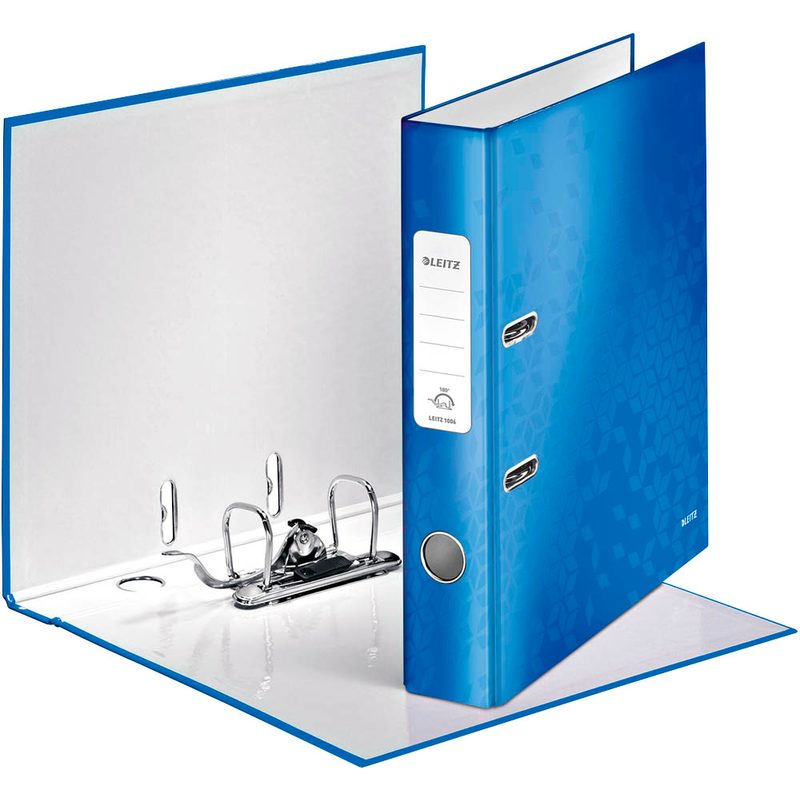 LEITZ Ordner blau Karton 5,0 cm DIN A4
