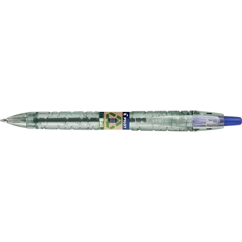PILOT Kugelschreiber B2P „Bottle 2 Pen“ ECOBALL transparent, Schreibfarbe: blau, 1 St.