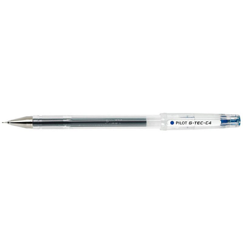 PILOT G-Tec C4 0.4 Gelschreiber transparent 0,4 mm, Schreibfarbe: blau, 1 St.