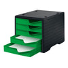 thumb-styro Schubladenbox styroswingbox  gecko 275-8430.5194, DIN A4 mit 5 Schubladen