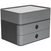 thumb-HAN Schubladenbox Smart Box plus ALLISON  granite grey 1100-19, DIN A5 mit 3 Schubladen