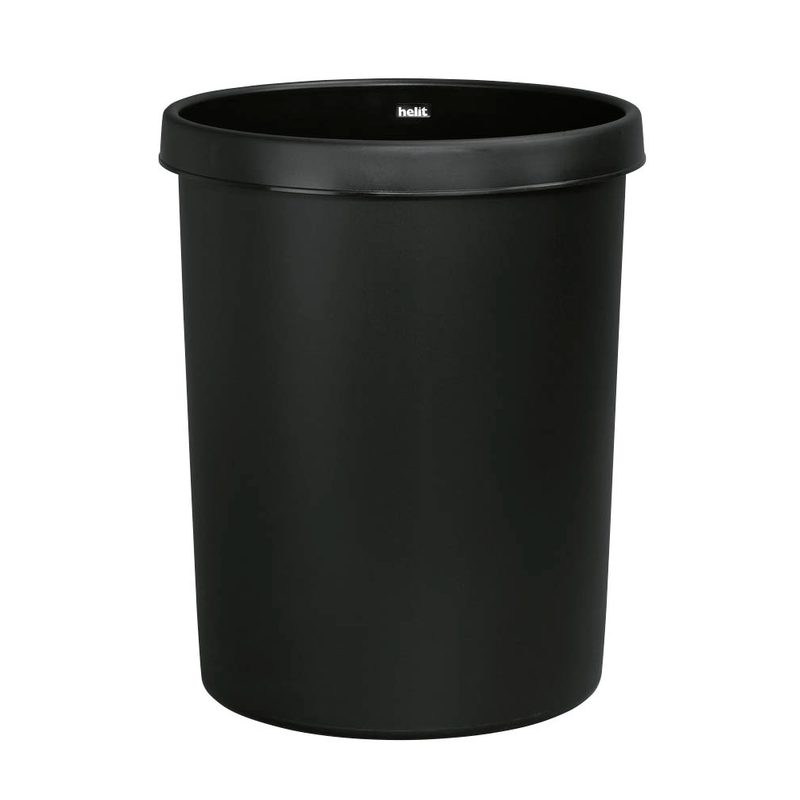 helit Papierkorb 45,0 l schwarz