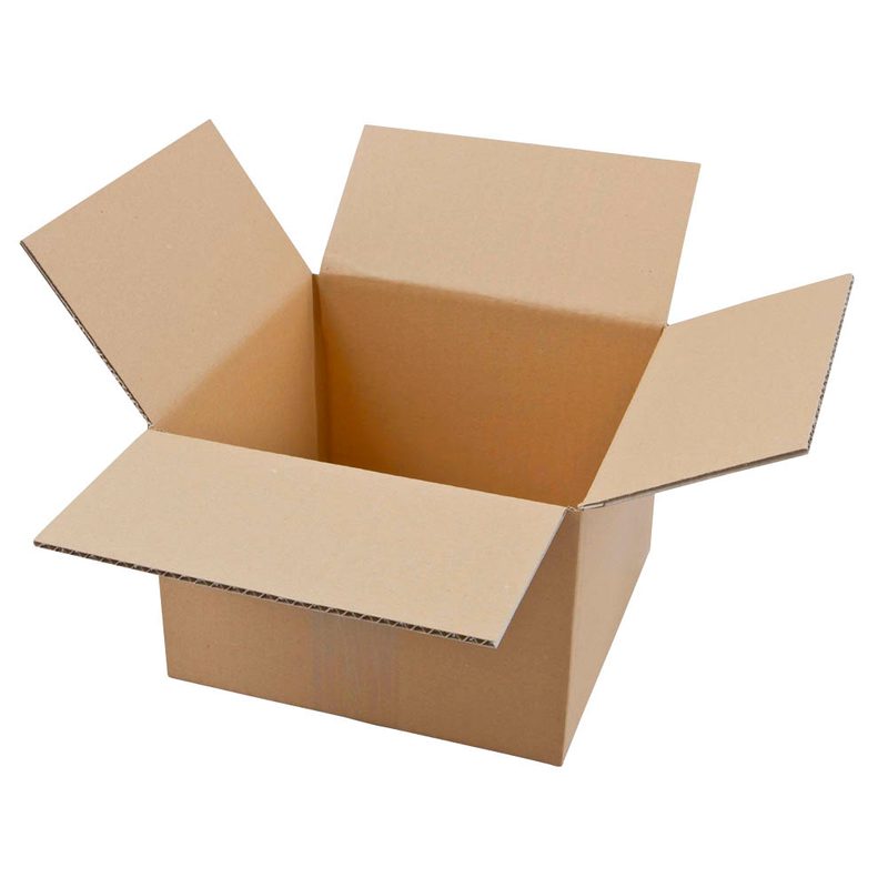 20 Nestler Wellpapp-Faltkartons 1-wellig braun 23,5 x 23,5 x 16,7 cm Außenmaß