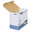 thumb-10 Bankers Box Archivboxen Bankers Box weiß/blau 15,5 x 26,5 x 32,7 cm