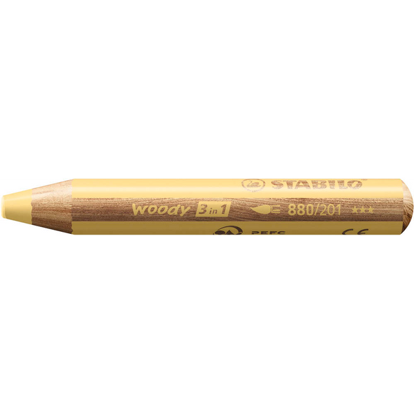 STABILO woody 3 in 1 Buntstift gelb, 1 St.
