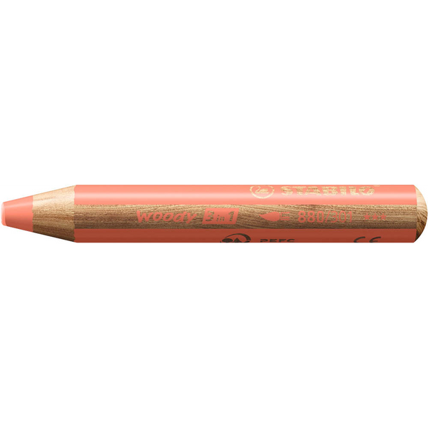 STABILO woody 3 in 1 Buntstift rot, 1 St.