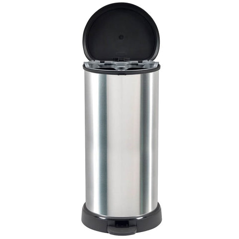 curver DECOBIN Mülleimer 40,0 l silbermetallic